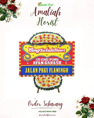 Bunga Papan Congratulation di Hotel Mulia Senayan – Grand Ballroom
